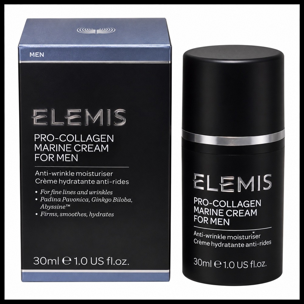 Elemis Pro-Collagen Marine Cream for Men 30ml 1.0oz Anti-Wrinkle Moisturiser NEW